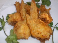 ปีกไก่ยัดไส้ทอด