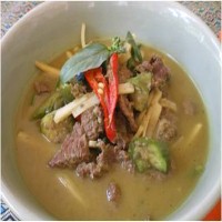 แกงเขียวหวานเนื้อ